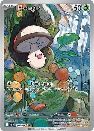 Foongus - 095/086 — SV: Black Bolt Pokémon TCG card by buchi