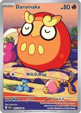 Darumaka - 097/086 — SV: Black Bolt Pokémon TCG card by Tomowaka