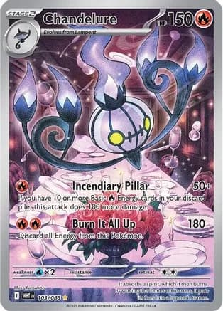 Chandelure - 103/086 — SV: White Flare