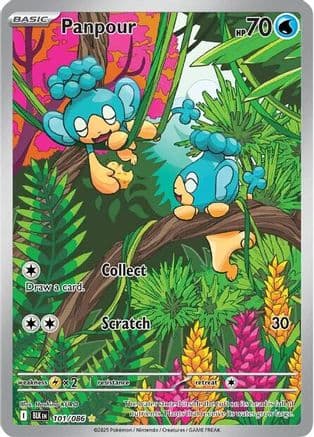 Panpour - 101/086 — SV: Black Bolt Pokémon TCG card by Hoshino KURO