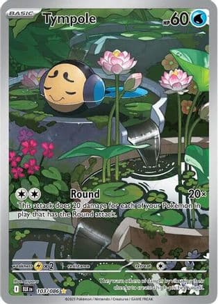 Tympole - 103/086 — SV: Black Bolt Pokémon TCG card by  Oswo