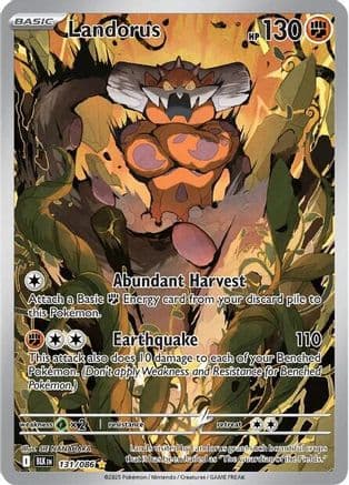 Landorus - 131/086 — SV: Black Bolt Pokémon TCG card by SIE NANAHARA