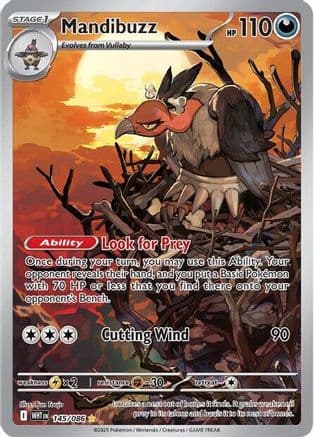 Mandibuzz - 145/086 — SV: White Flare Pokémon TCG card by Bun Toujo