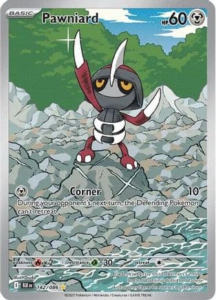 Pawniard - 142/086 — SV: Black Bolt Pokémon TCG card by Dsuke