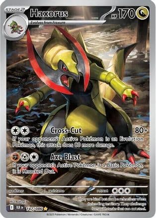 Haxorus - 147/086 — Pokémon TCG card