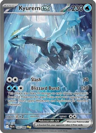 Kyurem ex - 165/086 — Pokémon TCG card