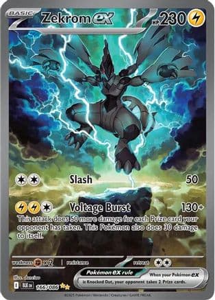 Zekrom ex - 166/086 — Pokémon TCG card