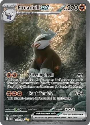 Excadrill ex - 168/086 — SV: Black Bolt