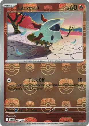 Larvesta (Master Ball Pattern) — SV: Black Bolt