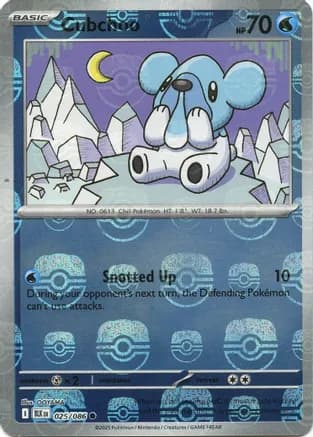Cubchoo (Master Ball Pattern) — SV: Black Bolt