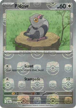 Pidove (Master Ball Pattern) — SV: Black Bolt