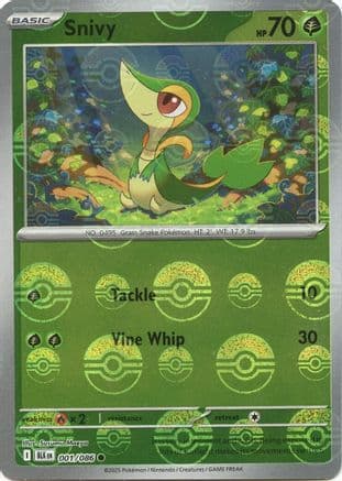 Snivy (Poke Ball Pattern) — SV: Black Bolt