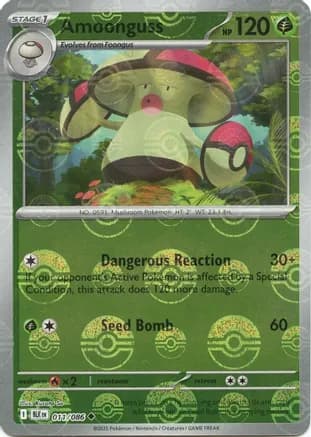 Amoonguss (Poke Ball Pattern) — SV: Black Bolt Pokémon TCG card by Mitsuhiro Arita
