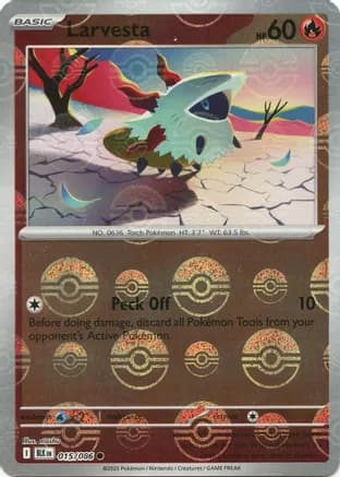 Larvesta (Poke Ball Pattern) — SV: Black Bolt