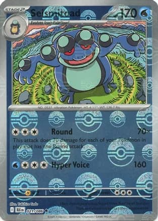 Seismitoad (Poke Ball Pattern) — SV: Black Bolt