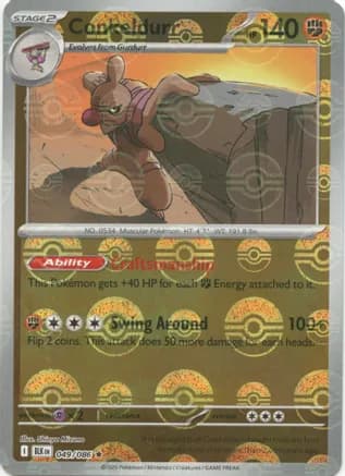 Conkeldurr (Poke Ball Pattern) — SV: Black Bolt