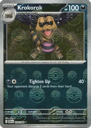 Krokorok (Poke Ball Pattern) — SV: Black Bolt