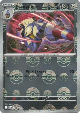 Escavalier (Poke Ball Pattern) — SV: Black Bolt