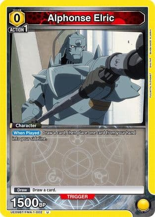 Alphonse Elric (002) — UE09BT: FULLMETAL ALCHEMIST Union Arena card by FULLMETAL ALCHEMIST