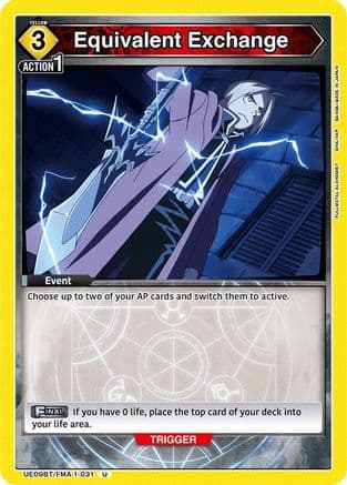 Equivalent Exchange — UE09BT: FULLMETAL ALCHEMIST