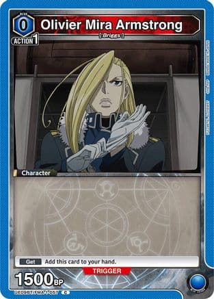 Olivier Mira Armstrong (057) (Box Topper Foil) — UE09BT: FULLMETAL ALCHEMIST