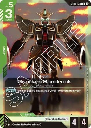Gundam Sandrock — Newtype Rising