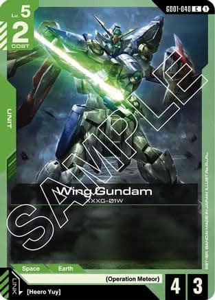 Wing Gundam (GD01-040) — Newtype Rising