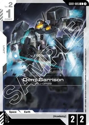 Demi Garrison — Newtype Rising Gundam Card Game card by Kazumasa Yasukuni