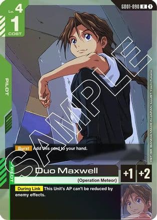 Duo Maxwell — Newtype Rising