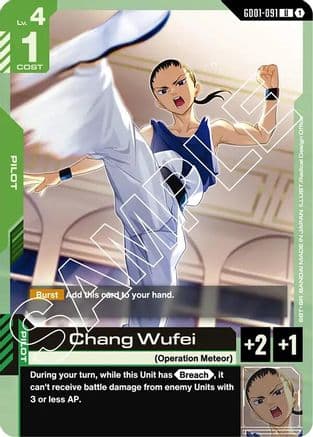 Chang Wufei — Newtype Rising