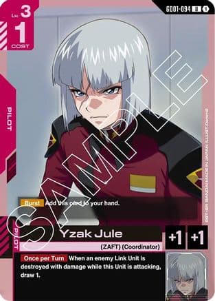 Yzak Jule — Newtype Rising