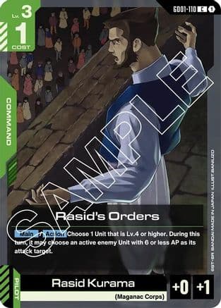 Rasid's Orders — Newtype Rising