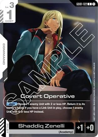 Covert Operative — Newtype Rising Gundam Card Game card by KIBUKE