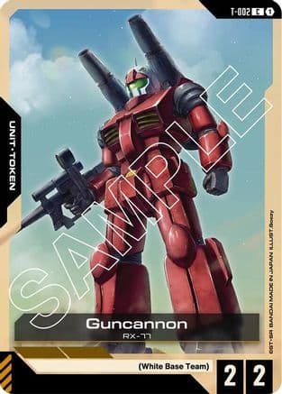 Guncannon (T-002) Token — Newtype Rising