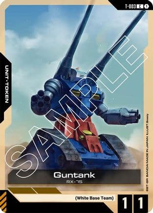 Guntank (T-003) Token — Newtype Rising