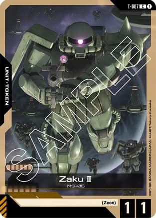Zaku II (T-007) Token — Newtype Rising