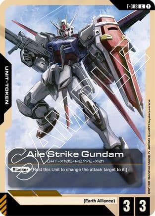 Aile Strike Gundam (T-008) Token — Newtype Rising