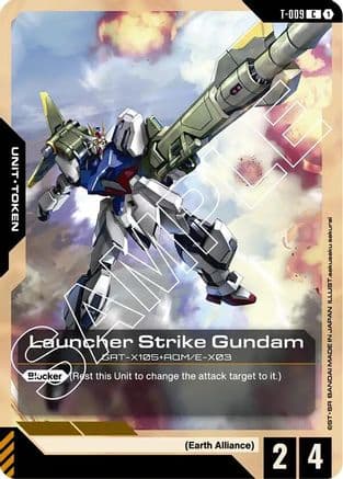Launcher Strike Gundam (T-009) Token — Newtype Rising