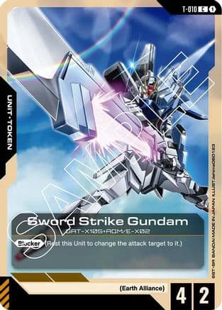 Sword Strike Gundam (T-010) Token — Newtype Rising
