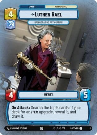 Luthen Rael - Masquerading Antiquarian — Legends of the Force - Weekly Play Promos