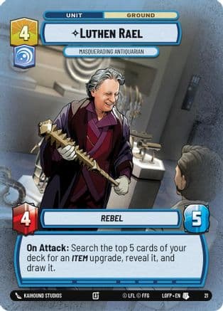Luthen Rael - Masquerading Antiquarian (Foil) — Legends of the Force - Weekly Play Promos