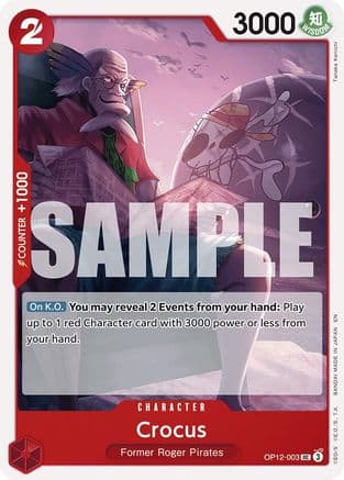 Crocus — Legacy of the Master One Piece Card Game card by Tanaka Kenichi