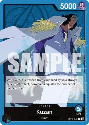 Kuzan (040) — Legacy of the Master One Piece Card Game card by BANDAI