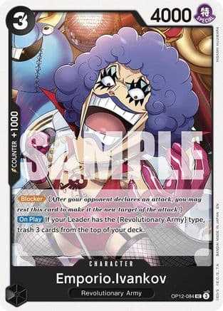Emporio.Ivankov (084) — Legacy of the Master One Piece Card Game card by HISASHI FUJIWARA