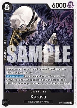 Karasu — Legacy of the Master One Piece Card Game card by Koumi Rokushou