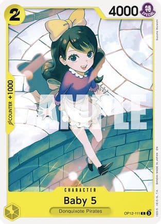 Baby 5 (111) — Legacy of the Master One Piece Card Game card by Suzume Murase