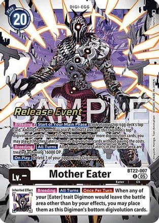 Mother Eater — Digimon Card Game card