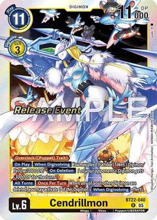 Cendrillmon — Cyber Eden Release Event Cards