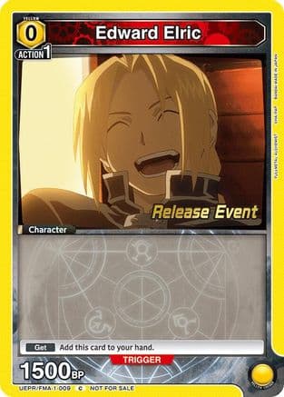 Edward Elric (009) — UE09BT: FULLMETAL ALCHEMIST Release Event Cards