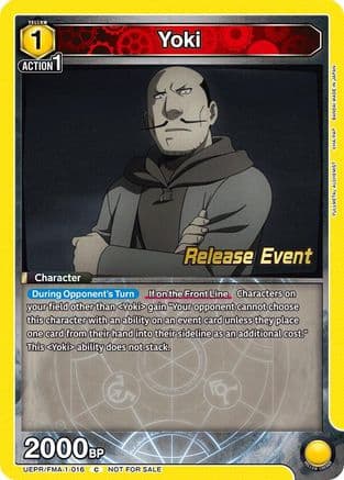 Yoki — UE09BT: FULLMETAL ALCHEMIST Release Event Cards